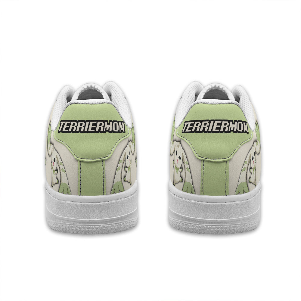 Baskets Anime Terriermon Personalized en Cuir Chaussures Basses Unisexes Anime Manga