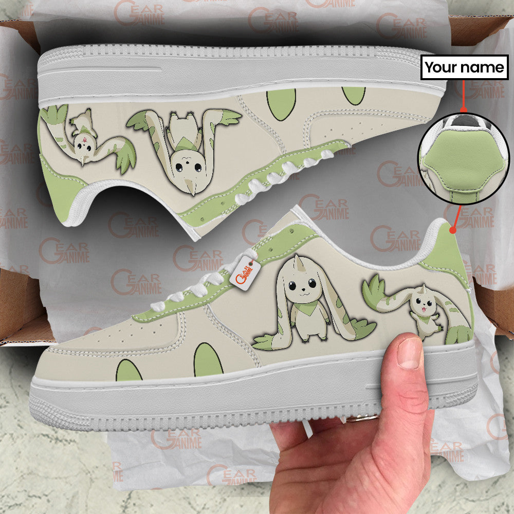 Baskets Anime Terriermon Personalized en Cuir Chaussures Basses Unisexes Anime Manga