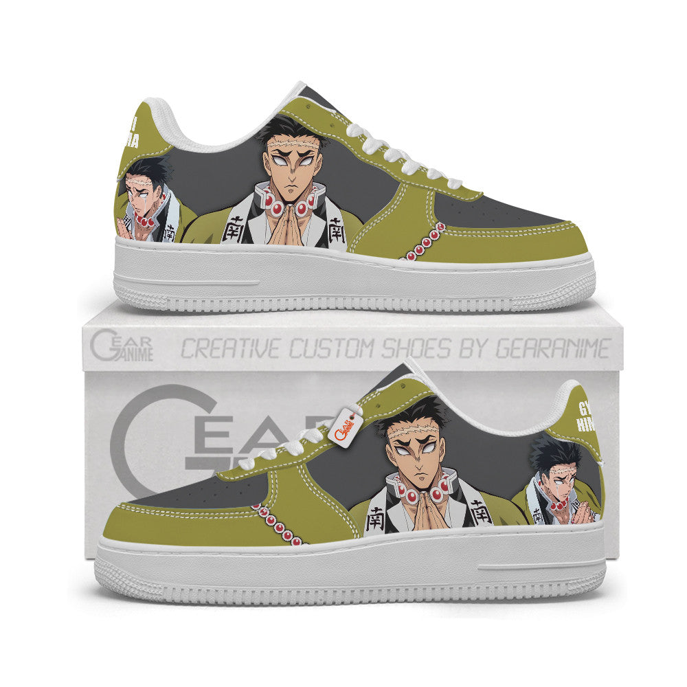 Baskets Anime Gyomei Himejima Personalized en Cuir Chaussures Basses Unisexes Anime Manga