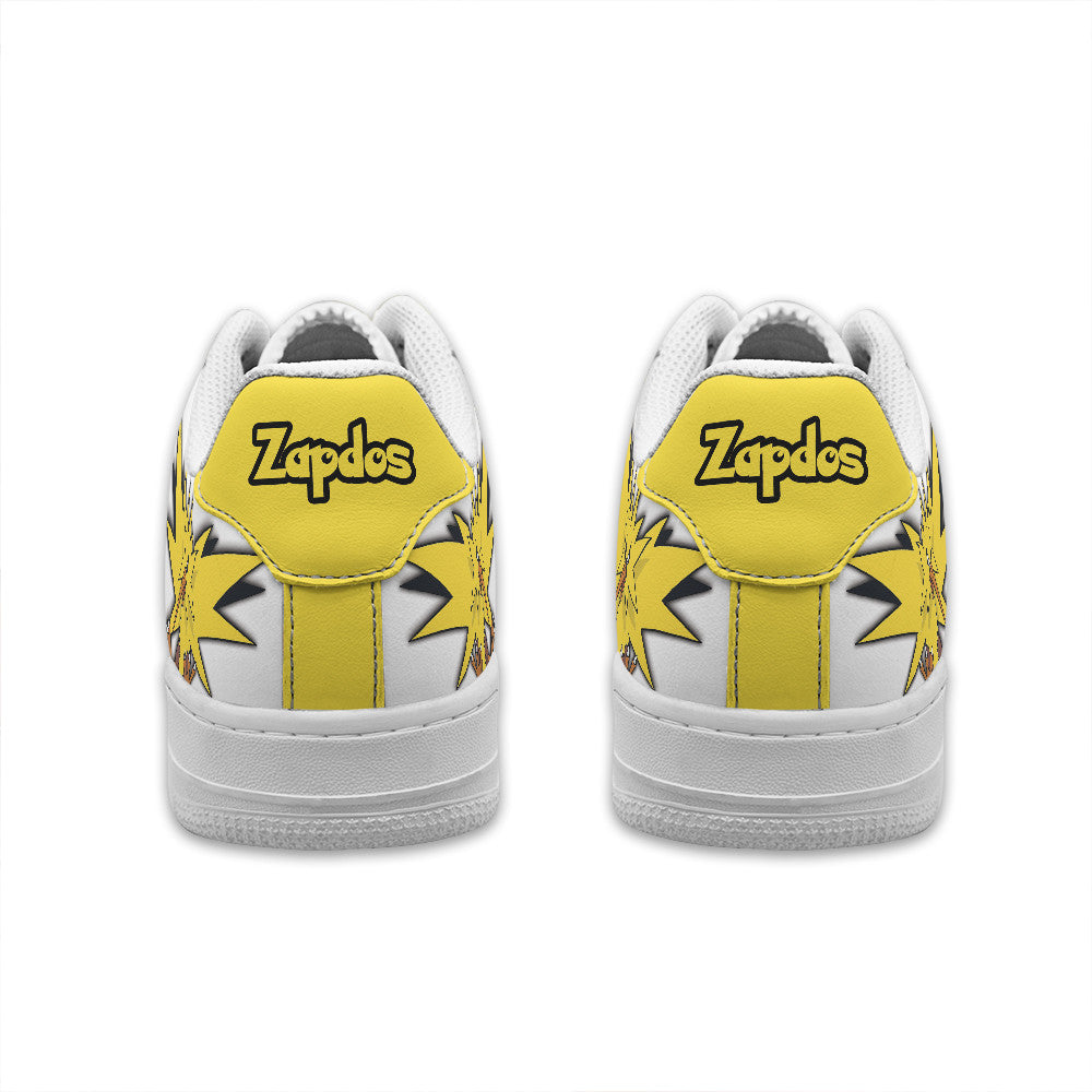 Baskets Anime Zapdos Personalized en Cuir Chaussures Basses Unisexes Anime Manga