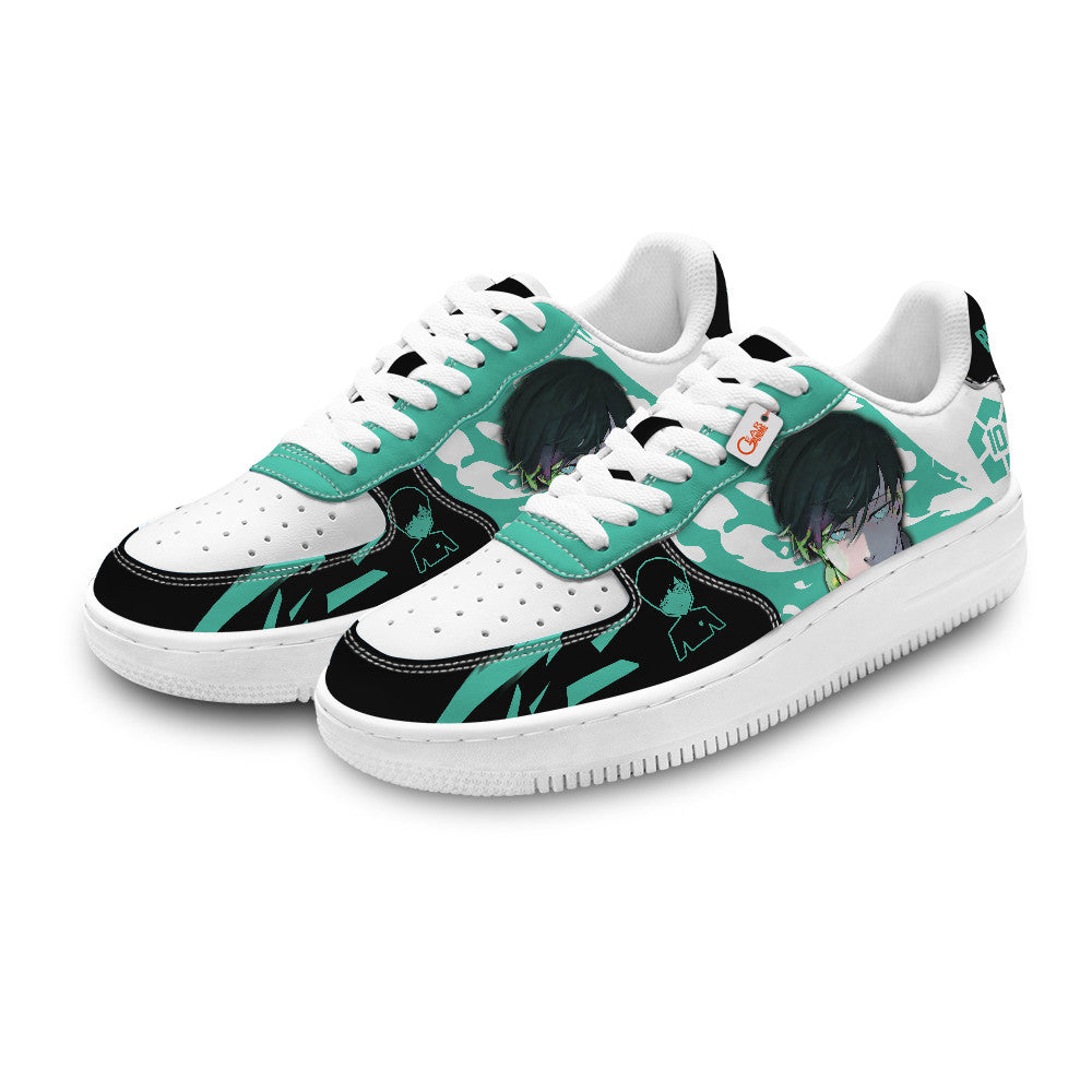 Baskets Anime Rin Itoshi Personalized en Cuir Chaussures Basses Unisexes Anime Manga
