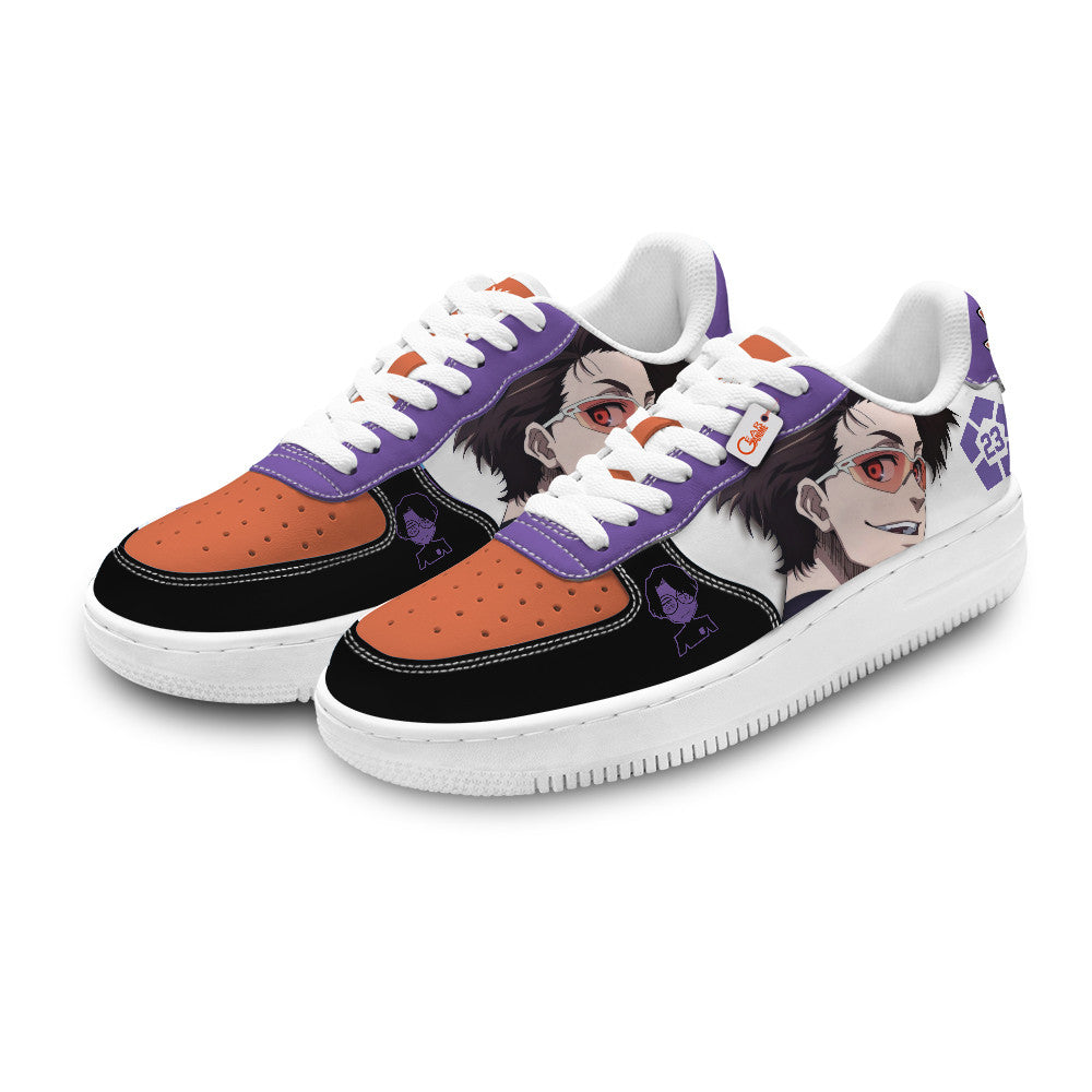 Baskets Anime Kenyu Yukimiya Personalized en Cuir Chaussures Basses Unisexes Anime Manga