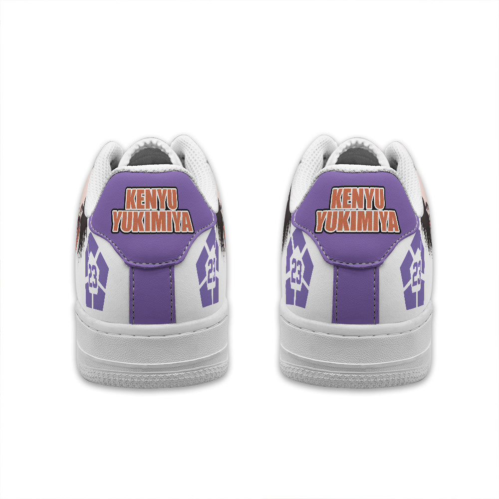 Baskets Anime Kenyu Yukimiya Personalized en Cuir Chaussures Basses Unisexes Anime Manga