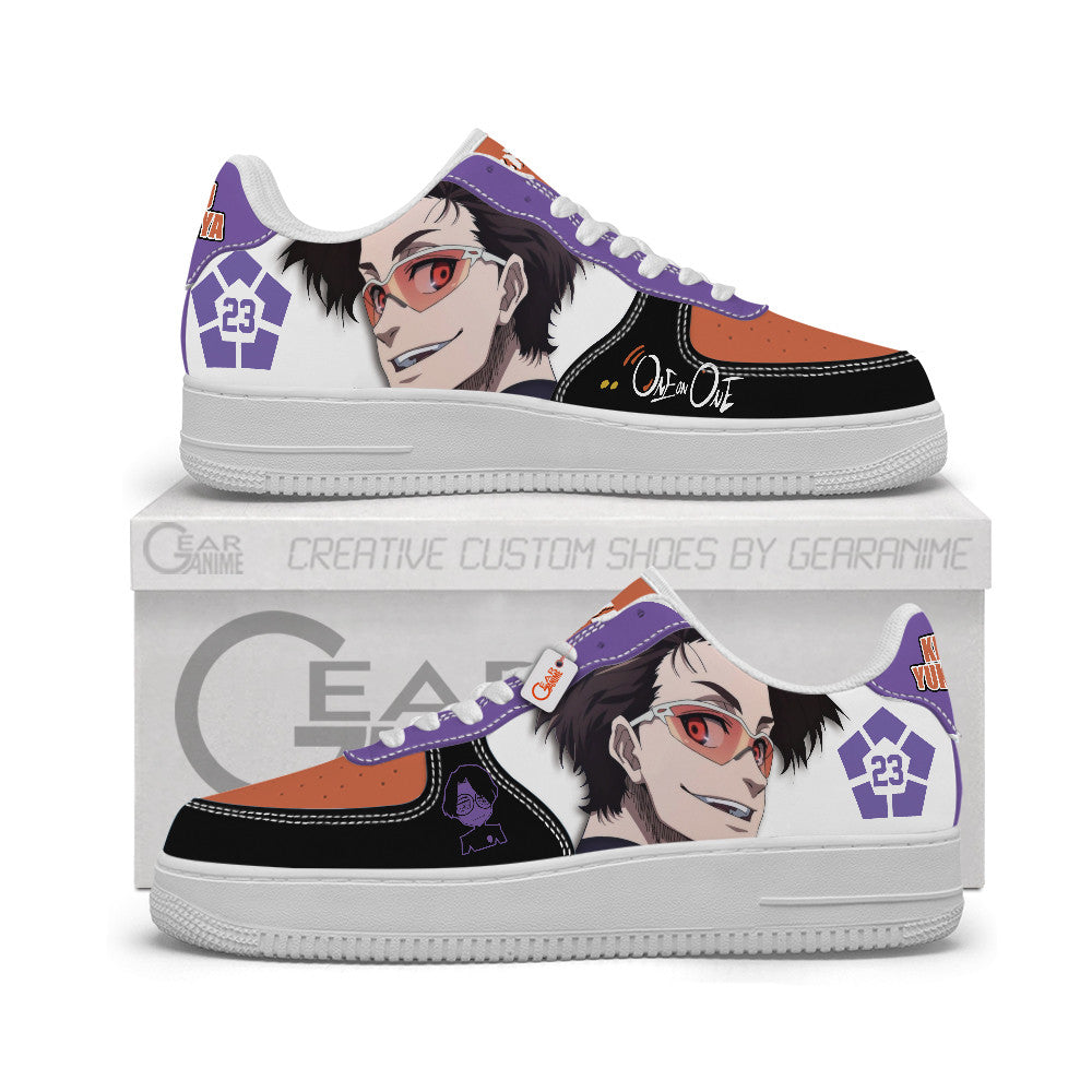 Baskets Anime Kenyu Yukimiya Personalized en Cuir Chaussures Basses Unisexes Anime Manga