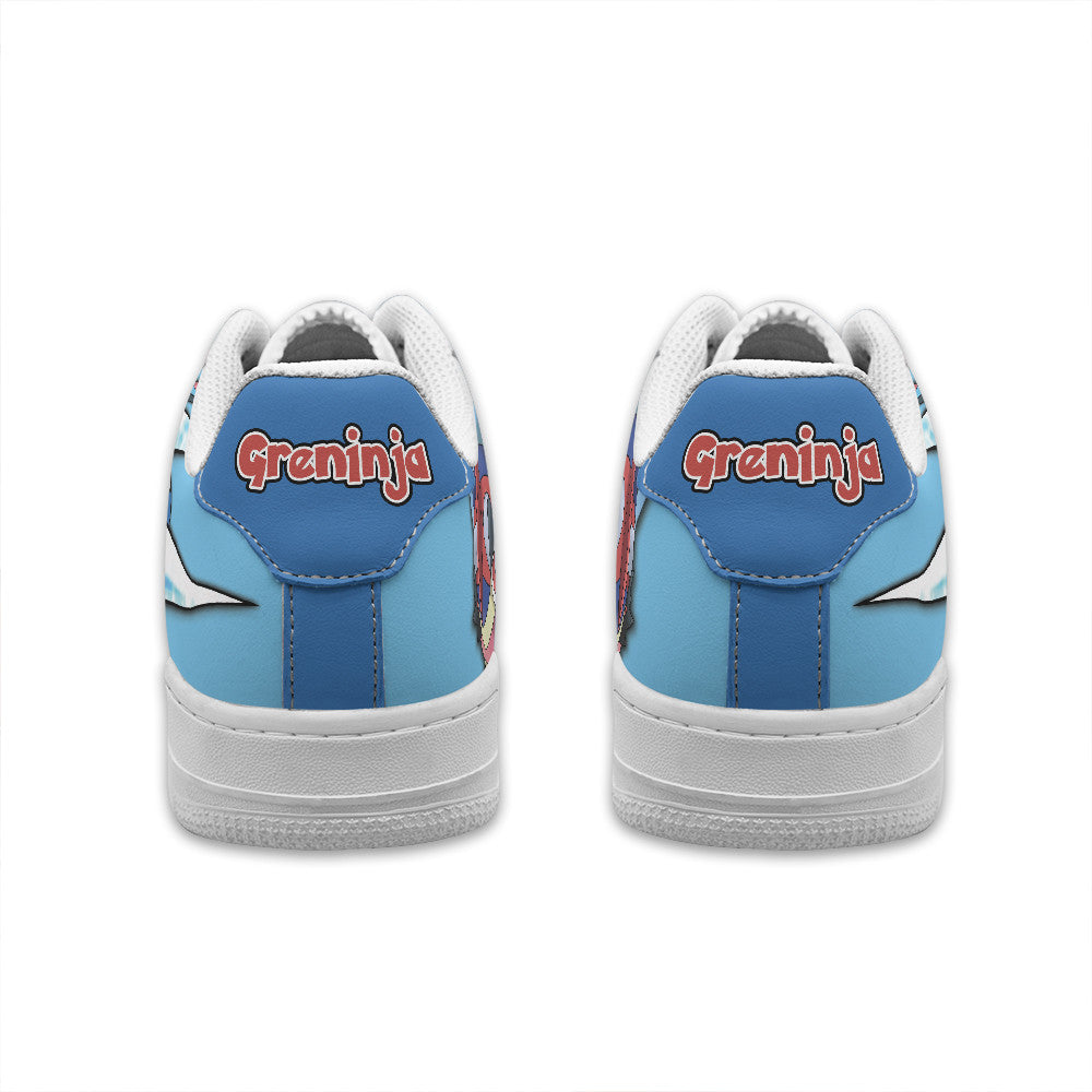 Baskets Anime Greninja Personalized en Cuir Chaussures Basses Unisexes Anime Manga