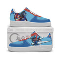 Baskets Anime Greninja Personalized en Cuir Chaussures Basses Unisexes Anime Manga