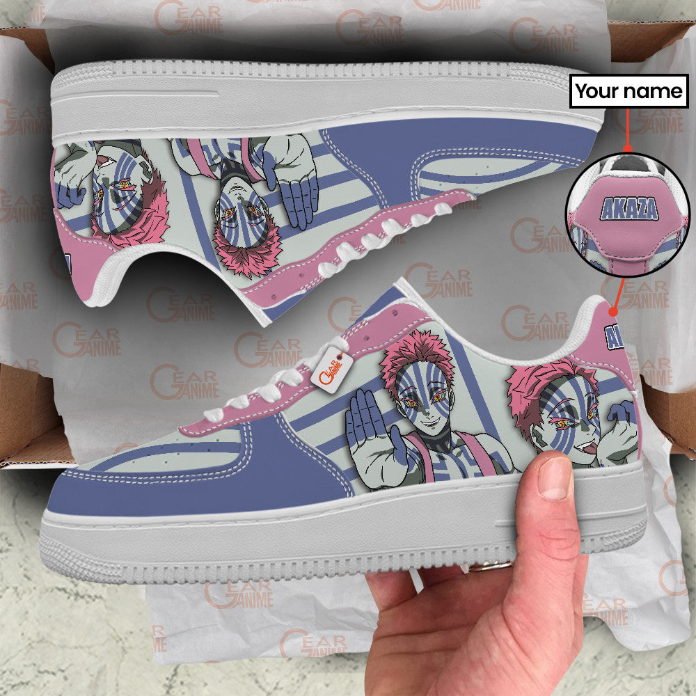 Baskets Anime Akaza Personalized en Cuir Chaussures Basses Unisexes Anime Manga
