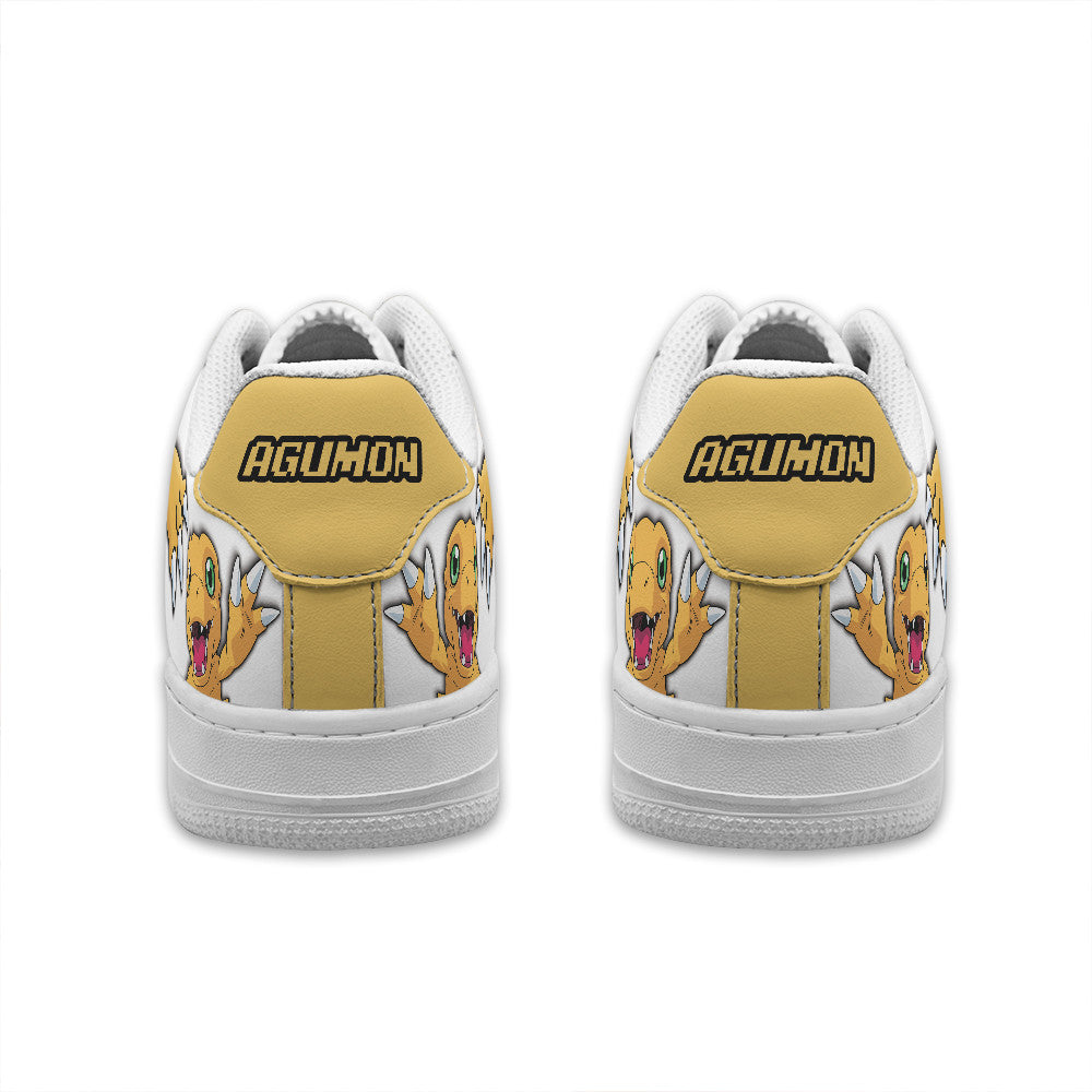 Baskets Anime Agumon Personalized en Cuir Chaussures Basses Unisexes Anime Manga