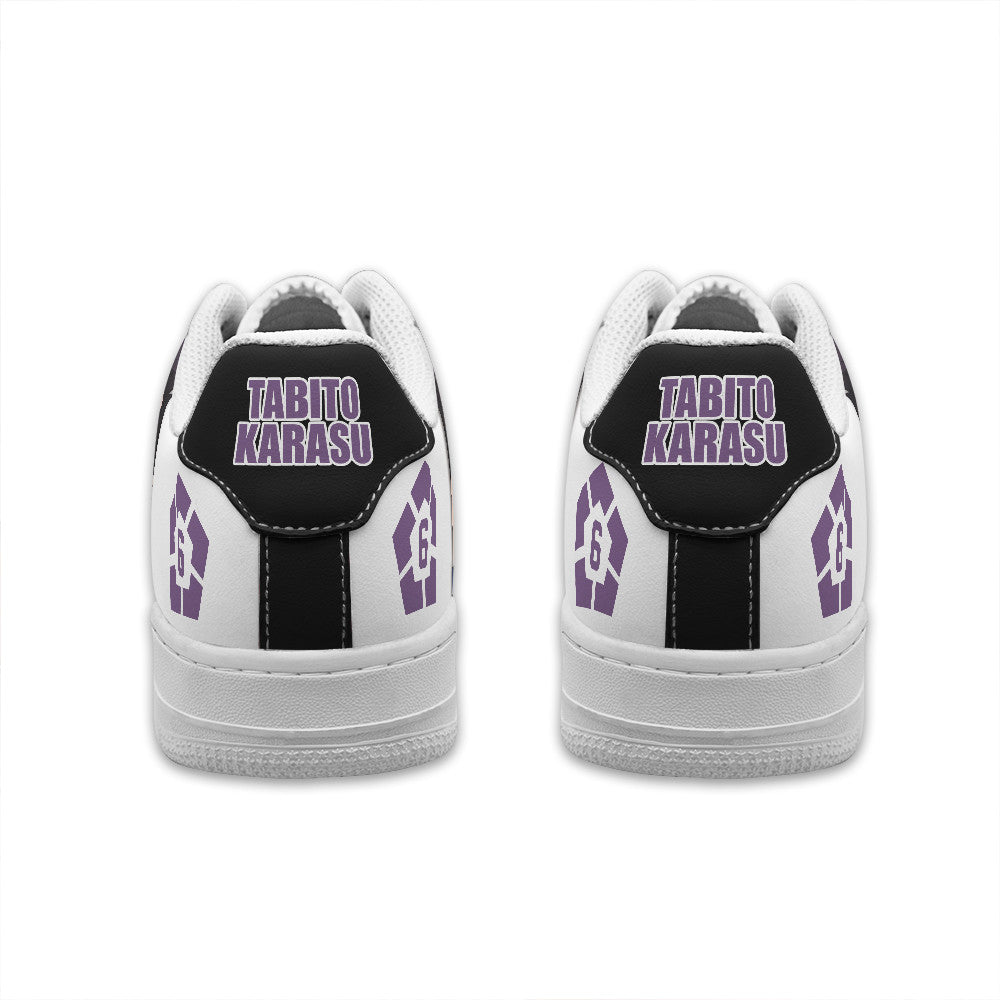 Baskets Anime Tabito Karasu Personalized en Cuir Chaussures Basses Unisexes Anime Manga