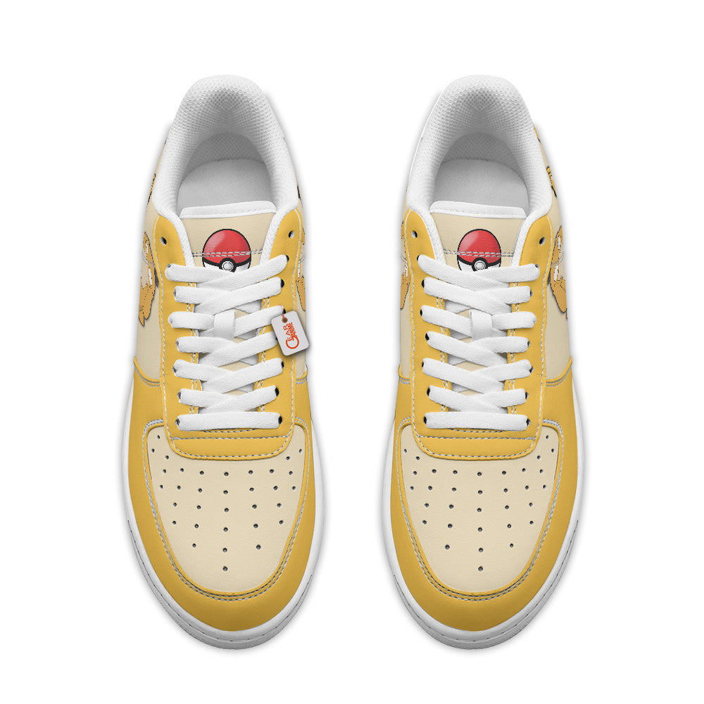Baskets Anime Psyduck Personalized en Cuir Chaussures Basses Unisexes Anime Manga