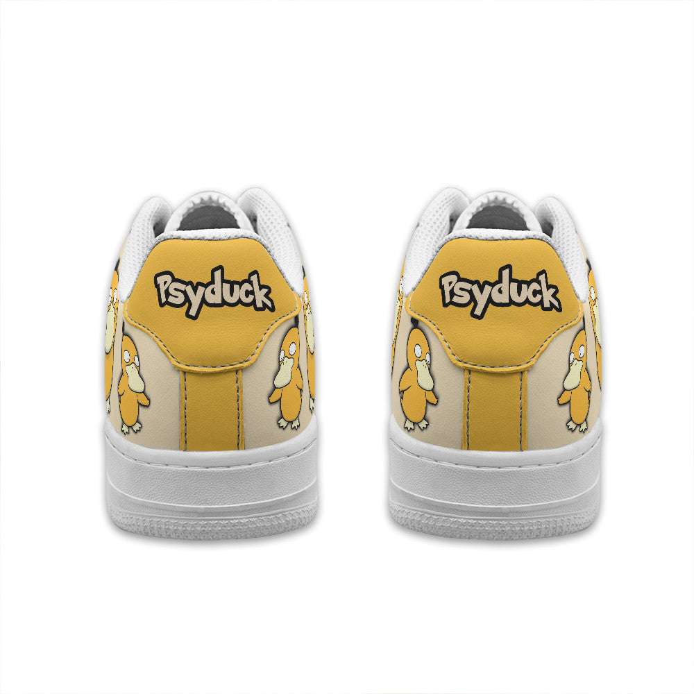 Baskets Anime Psyduck Personalized en Cuir Chaussures Basses Unisexes Anime Manga