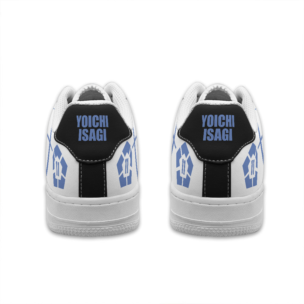 Baskets Anime Yoichi Isagi Personalized en Cuir Chaussures Basses Unisexes Anime Manga