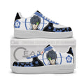 Baskets Anime Yoichi Isagi Personalized en Cuir Chaussures Basses Unisexes Anime Manga