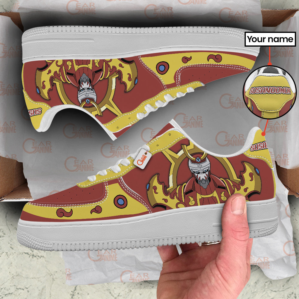 Baskets Anime Susanoomon Personalized en Cuir Chaussures Basses Unisexes Anime Manga
