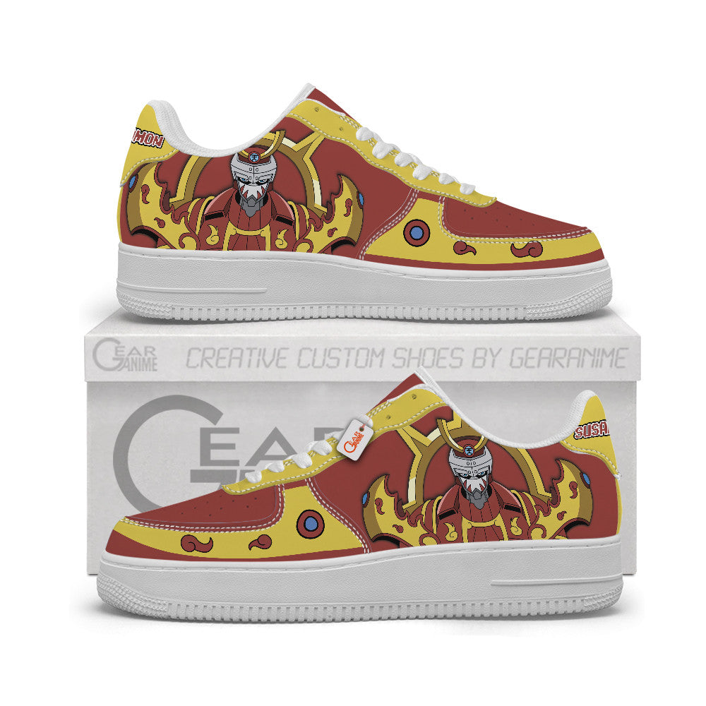 Baskets Anime Susanoomon Personalized en Cuir Chaussures Basses Unisexes Anime Manga