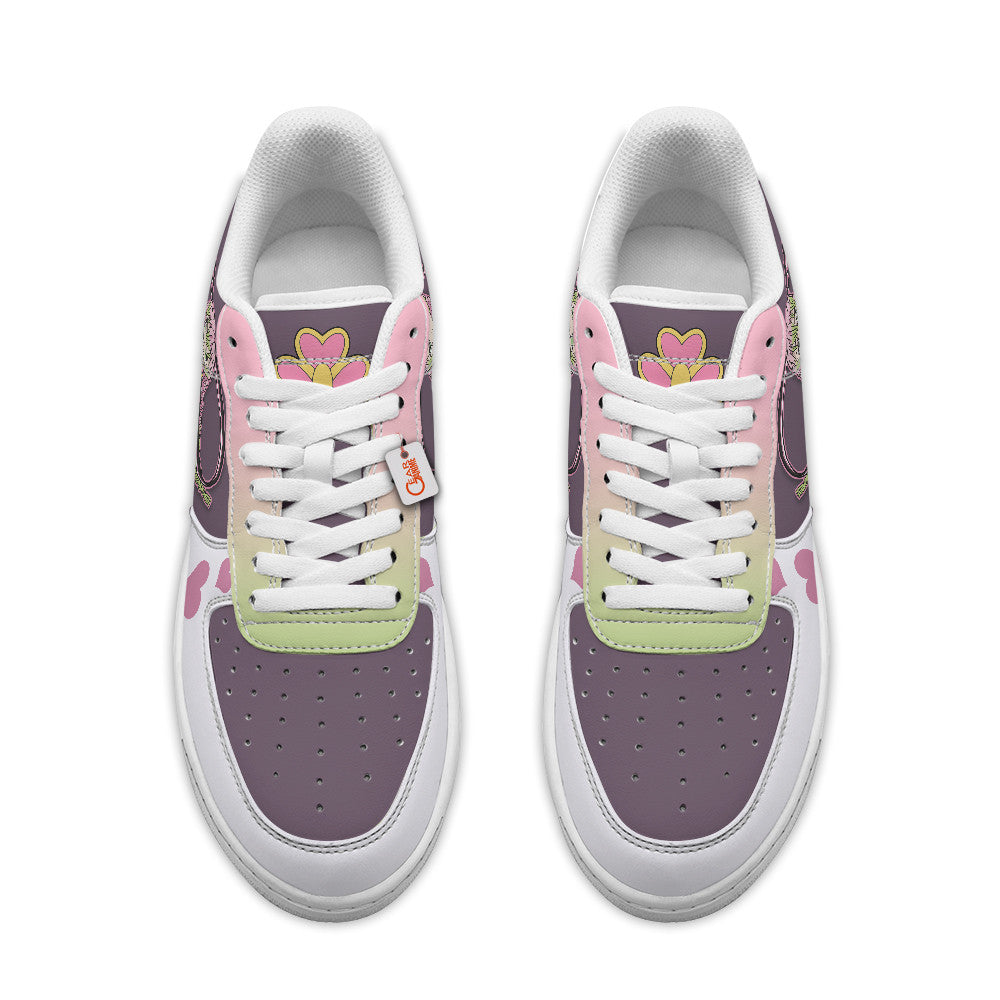 Baskets Anime Mitsuri Kanroji Personalized en Cuir Chaussures Basses Unisexes Anime Manga