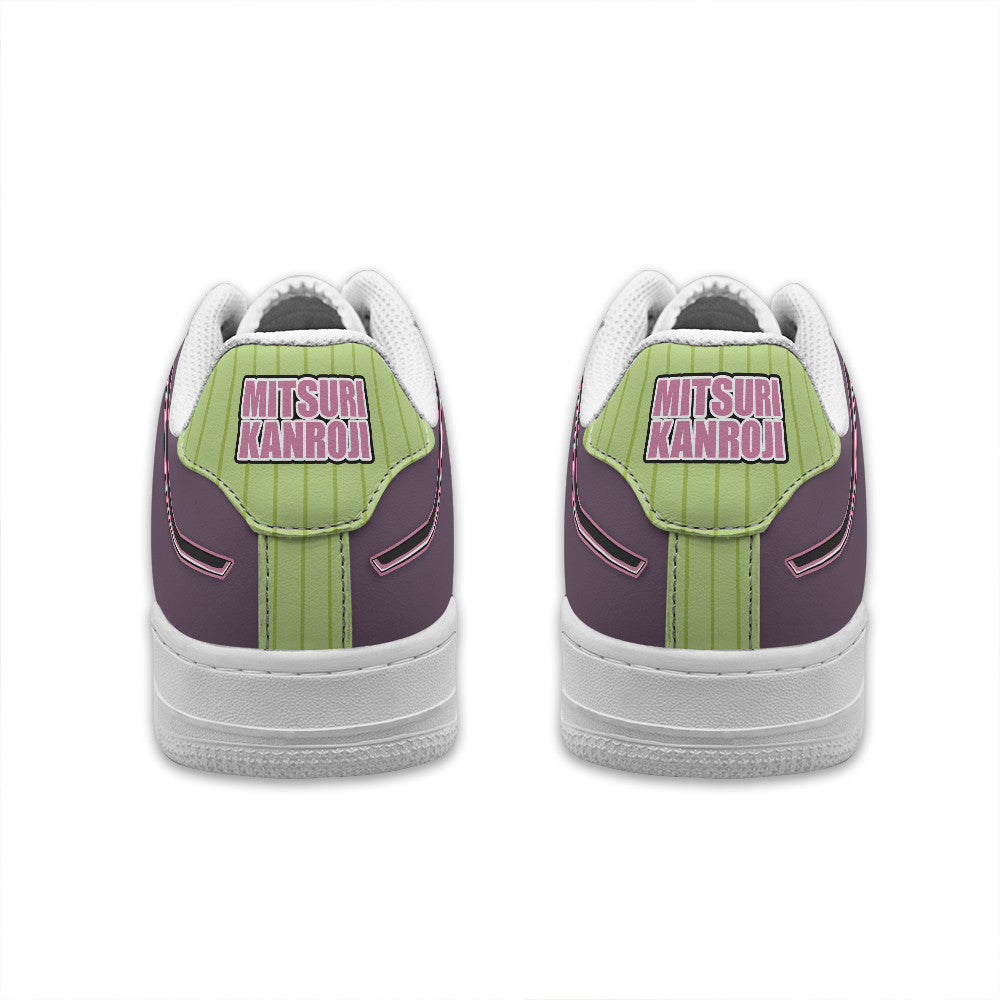 Baskets Anime Mitsuri Kanroji Personalized en Cuir Chaussures Basses Unisexes Anime Manga