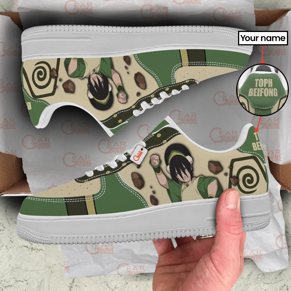 Baskets Anime Toph Beifong Personalized en Cuir Chaussures Basses Unisexes Anime Manga