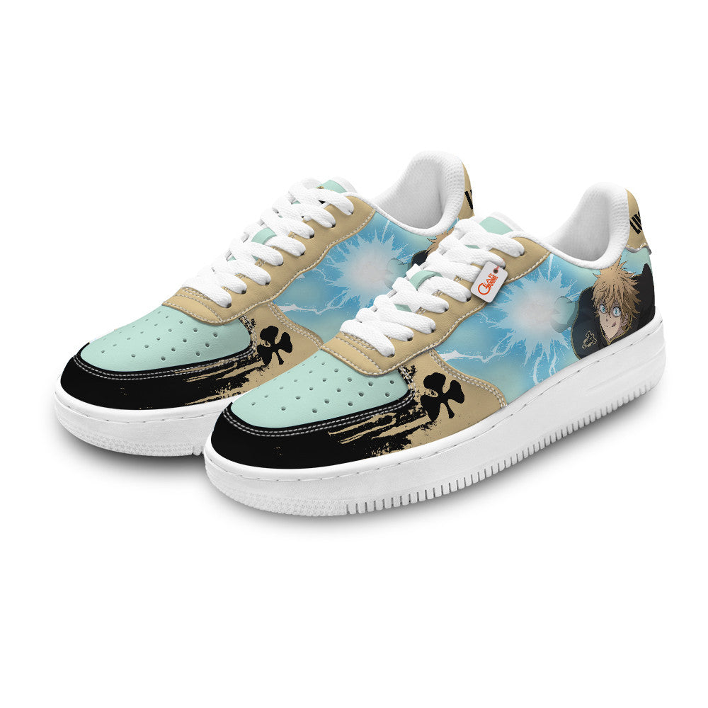 Baskets Anime Luck Voltia Personalized en Cuir Chaussures Basses Unisexes Anime Manga