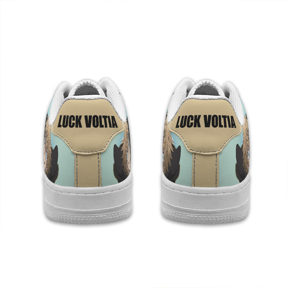 Baskets Anime Luck Voltia Personalized en Cuir Chaussures Basses Unisexes Anime Manga