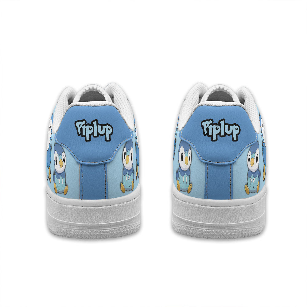 Baskets Anime Piplup Personalized en Cuir Chaussures Basses Unisexes Anime Manga