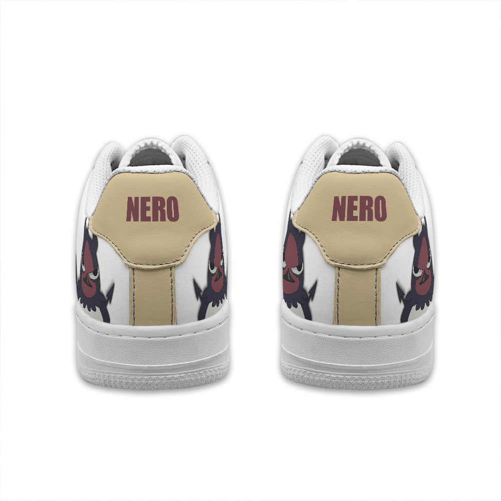 Baskets Anime Nero Personalized en Cuir Chaussures Basses Unisexes Anime Manga