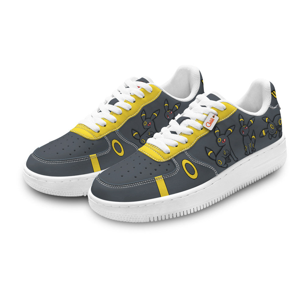 Baskets Anime Umbreon Personalized en Cuir Chaussures Basses Unisexes Anime Manga