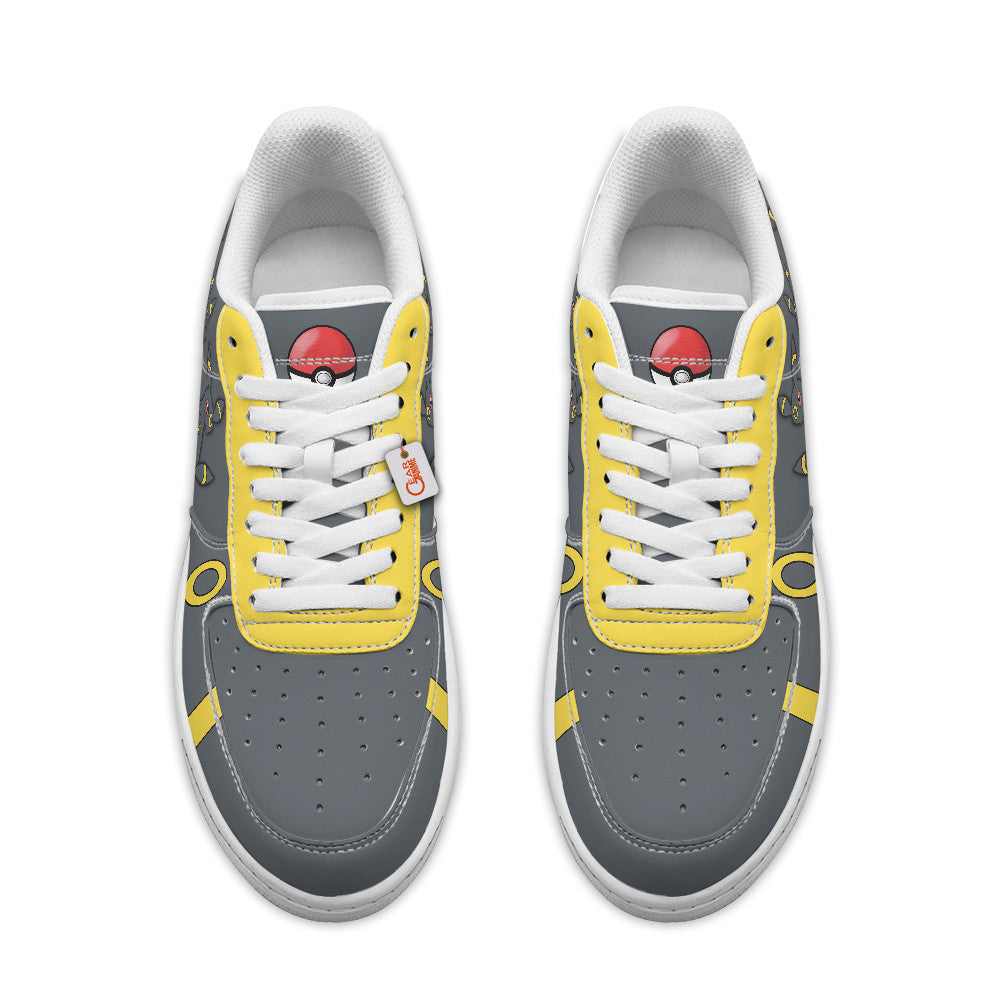 Baskets Anime Umbreon Personalized en Cuir Chaussures Basses Unisexes Anime Manga