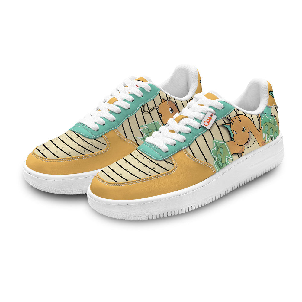 Baskets Anime Dragonite Personalized en Cuir Chaussures Basses Unisexes Anime Manga