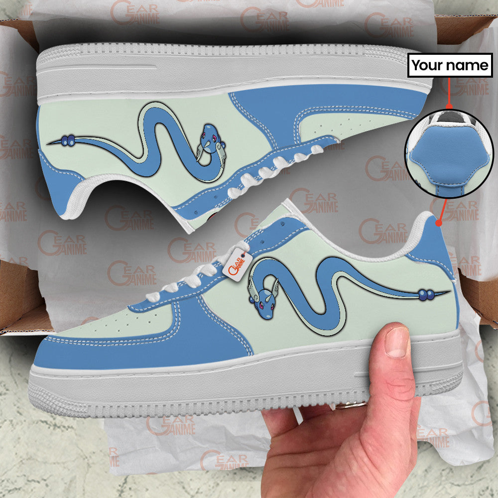 Baskets Anime Dragonair Personalized en Cuir Chaussures Basses Unisexes Anime Manga
