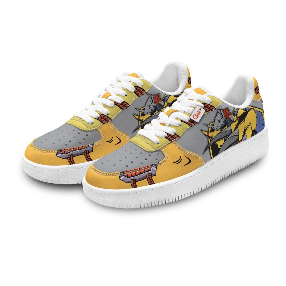 Baskets Anime Wargreymon Personalized en Cuir Chaussures Basses Unisexes Anime Manga