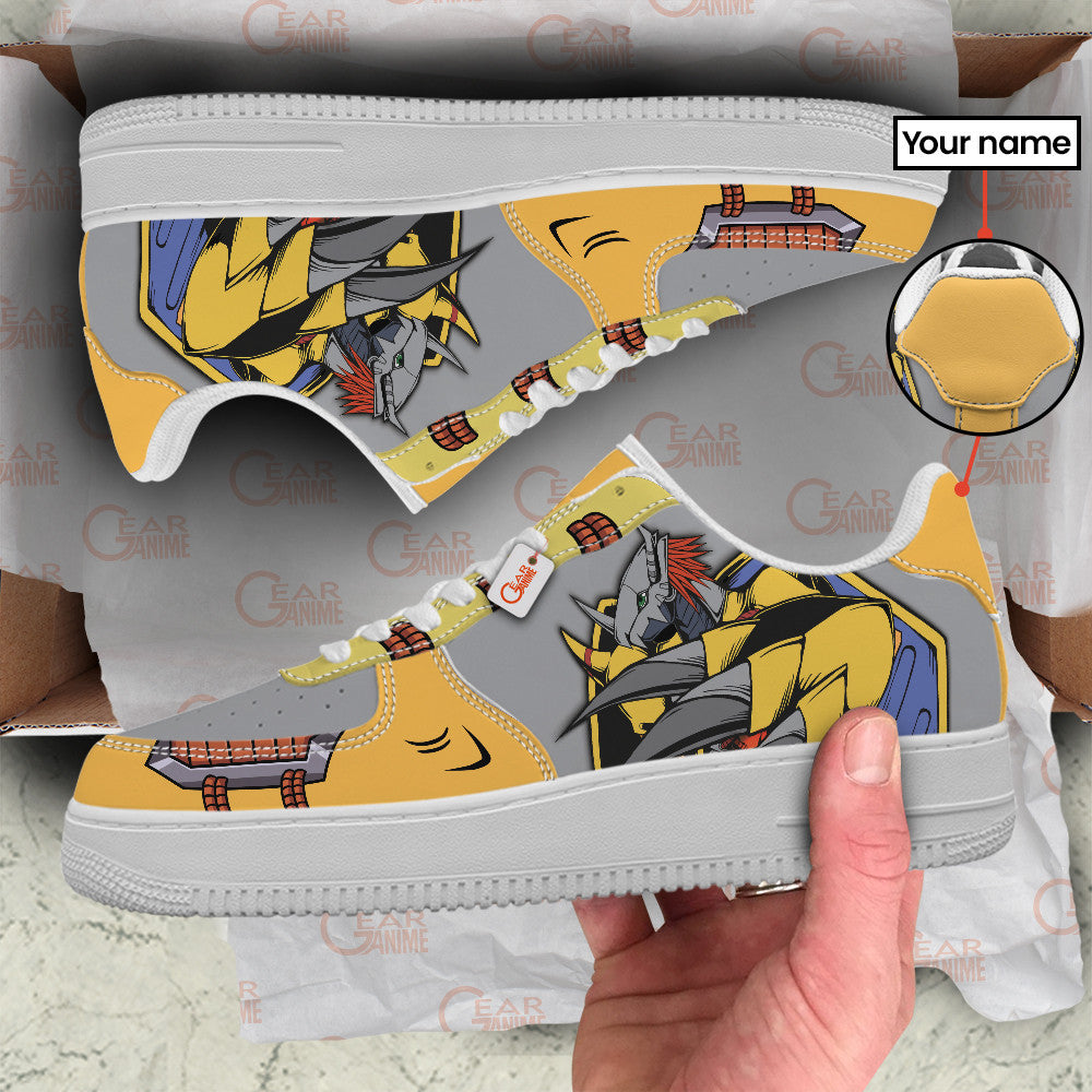 Baskets Anime Wargreymon Personalized en Cuir Chaussures Basses Unisexes Anime Manga