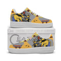 Baskets Anime Wargreymon Personalized en Cuir Chaussures Basses Unisexes Anime Manga