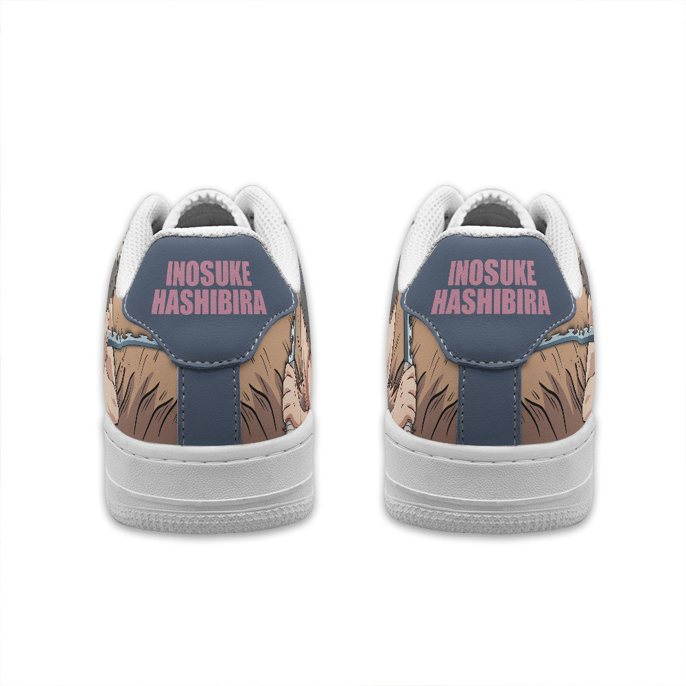 Baskets Anime Inosuke Hashibira Personalized en Cuir Chaussures Basses Unisexes Anime Manga