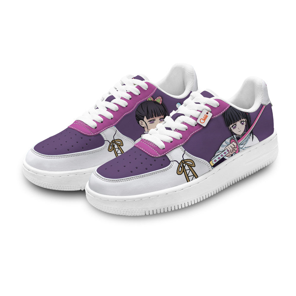 Baskets Anime Kanao Tsuyuri Personalized en Cuir Chaussures Basses Unisexes Anime Manga