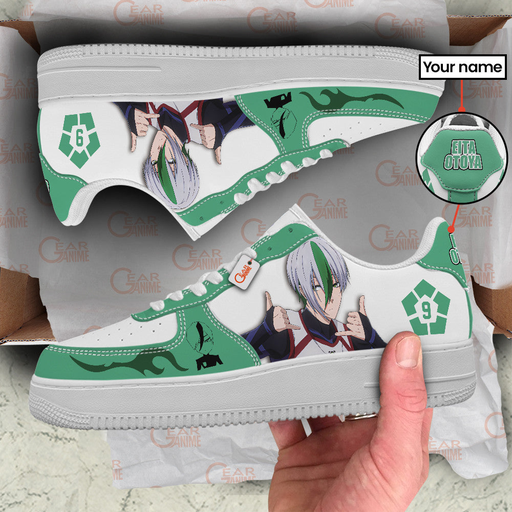 Baskets Anime Eita Otoya Personalized en Cuir Chaussures Basses Unisexes Anime Manga