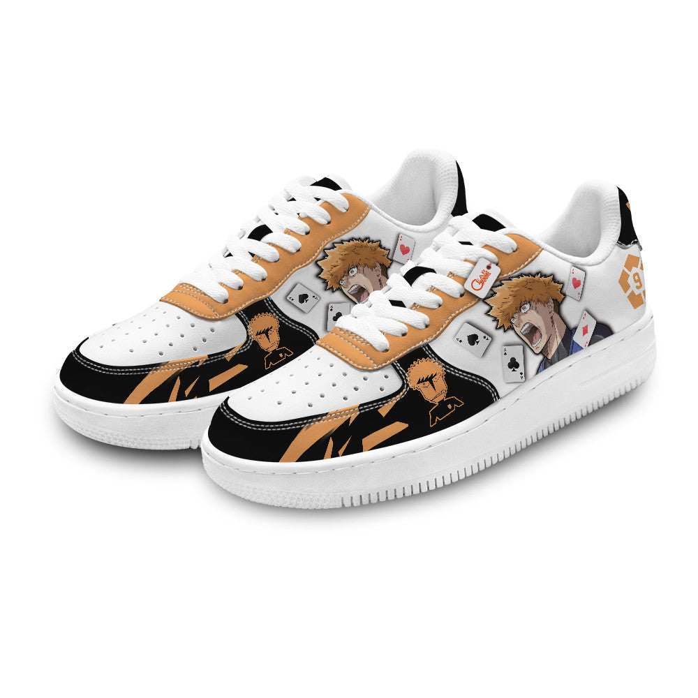 Baskets Anime Rensuke Kunigami Personalized en Cuir Chaussures Basses Unisexes Anime Manga