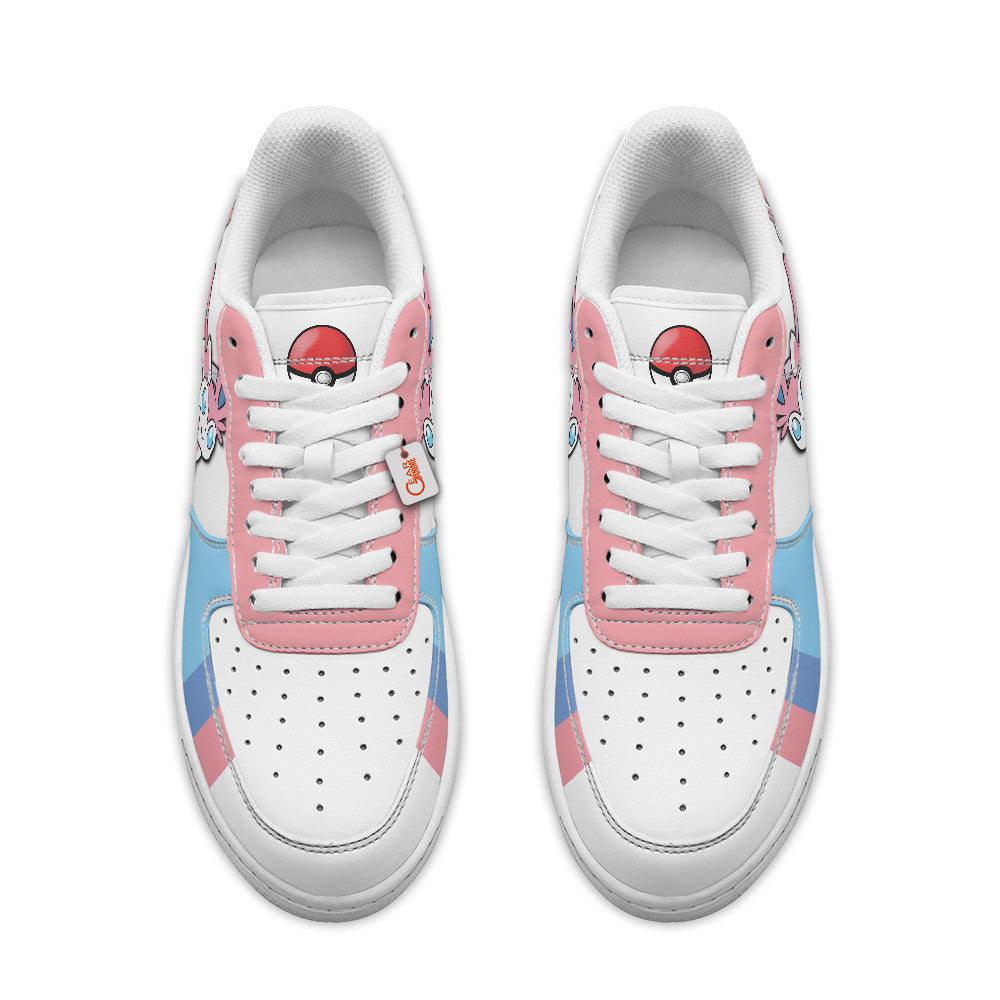 Baskets Anime Sylveon Personalized en Cuir Chaussures Basses Unisexes Anime Manga