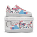 Baskets Anime Sylveon Personalized en Cuir Chaussures Basses Unisexes Anime Manga