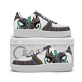 Baskets Anime Zeedmillenniummon Personalized en Cuir Chaussures Basses Unisexes Anime Manga