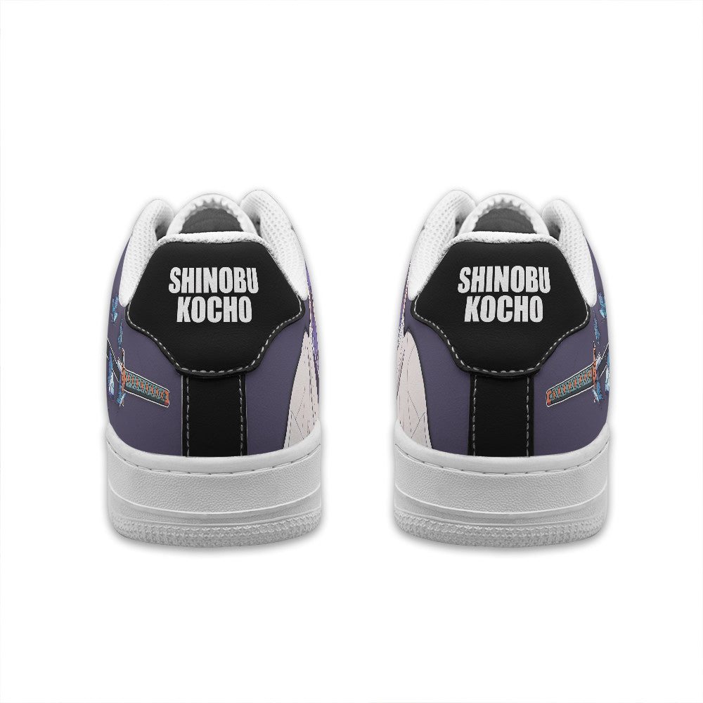 Baskets Anime Shinobu Kocho Personalized en Cuir Chaussures Basses Unisexes Anime Manga