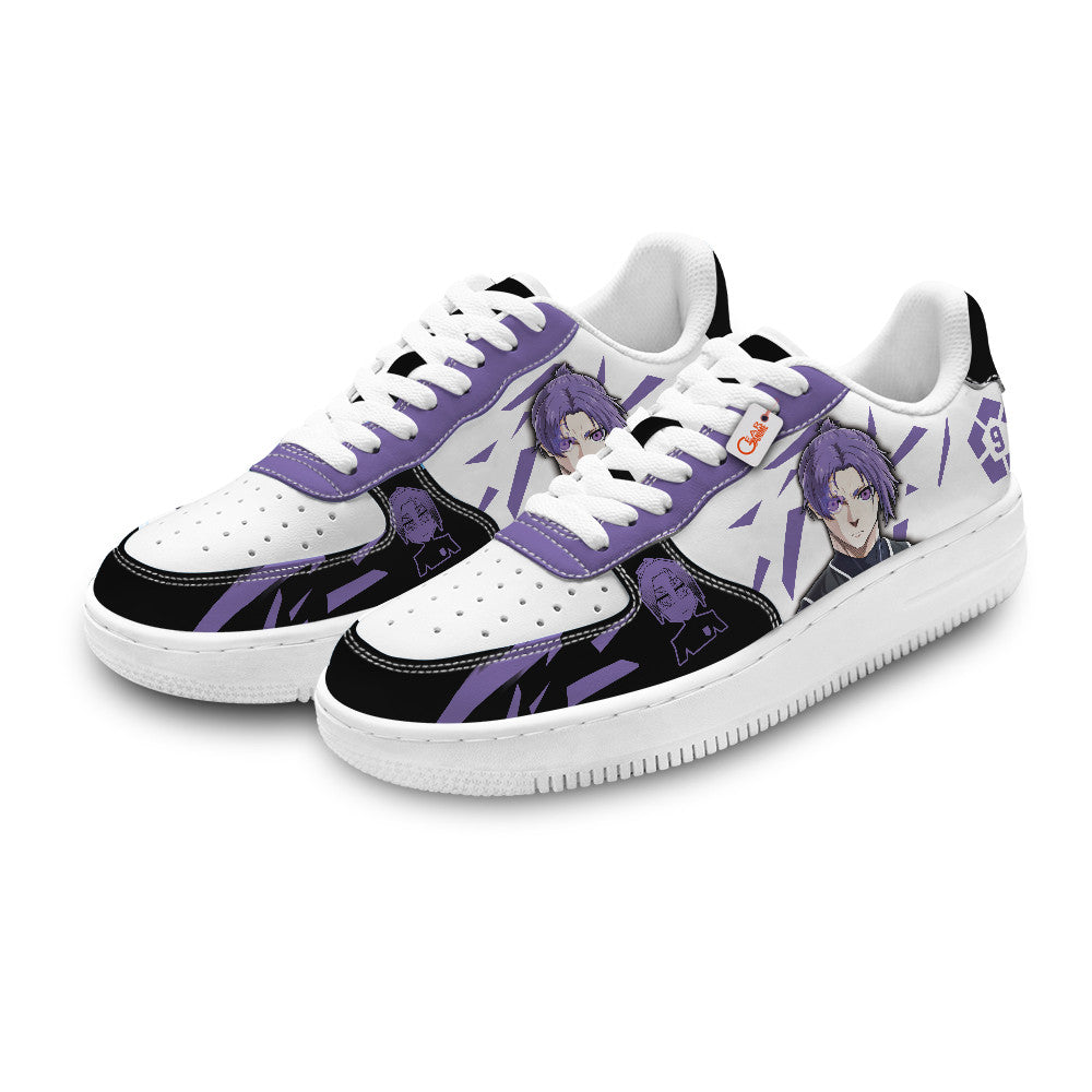 Baskets Anime Reo Mikage Personalized en Cuir Chaussures Basses Unisexes Anime Manga
