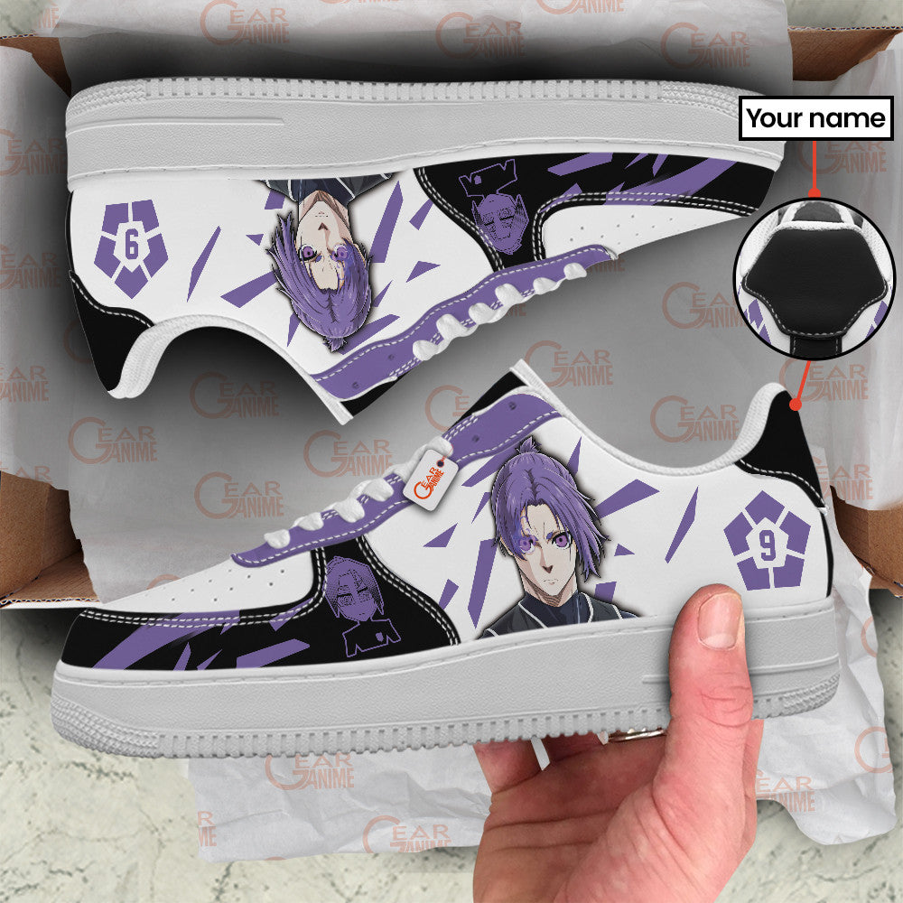 Baskets Anime Reo Mikage Personalized en Cuir Chaussures Basses Unisexes Anime Manga