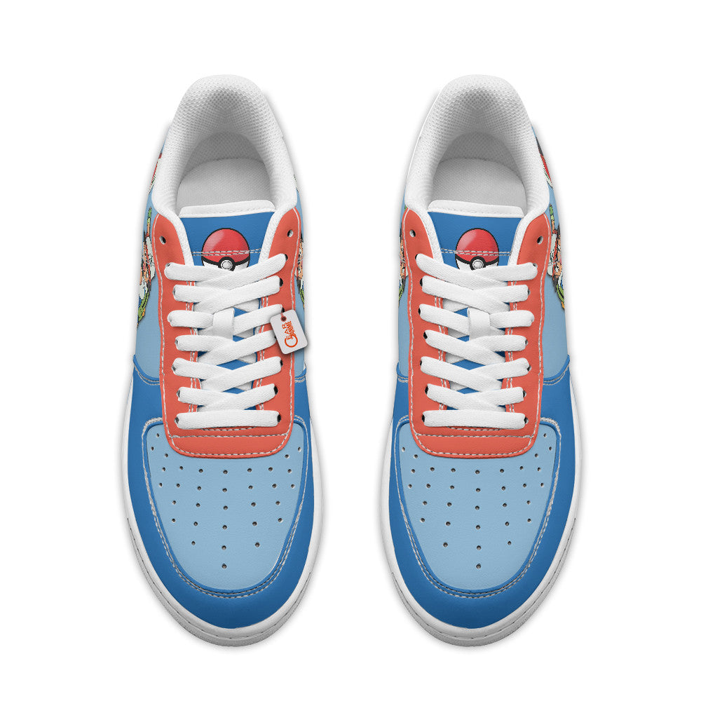 Baskets Anime Ash Ketchum Satoshi Personalized en Cuir Chaussures Basses Unisexes Anime Manga
