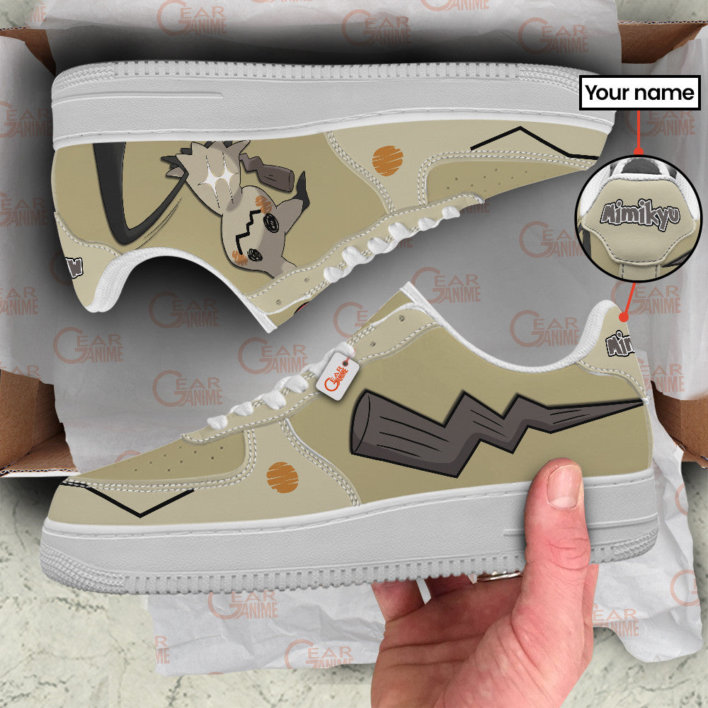 Baskets Anime Mimikyu Personalized en Cuir Chaussures Basses Unisexes Anime Manga