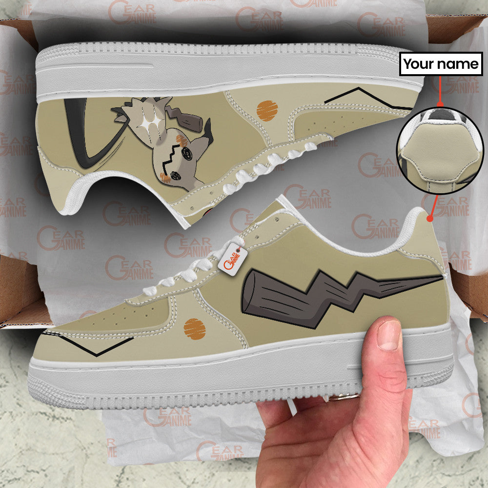 Baskets Anime Mimikyu Personalized en Cuir Chaussures Basses Unisexes Anime Manga
