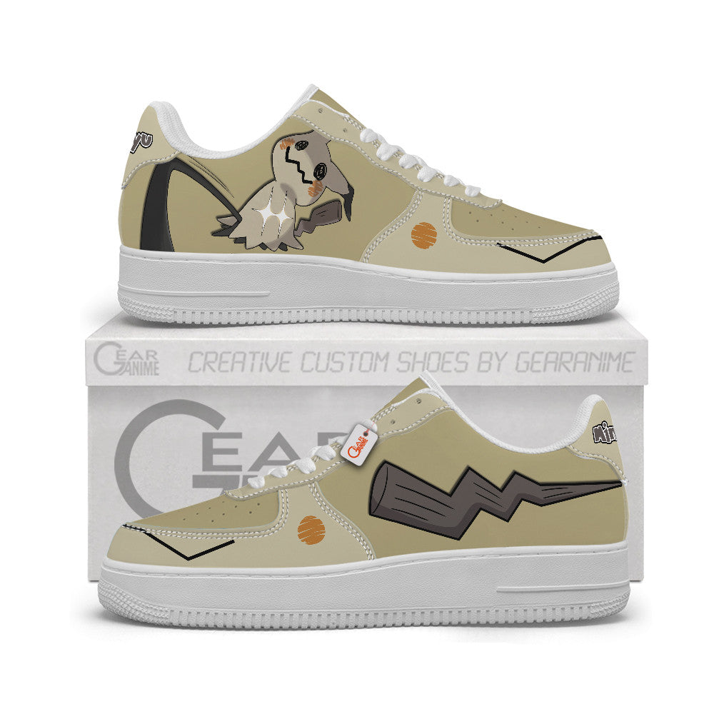 Baskets Anime Mimikyu Personalized en Cuir Chaussures Basses Unisexes Anime Manga