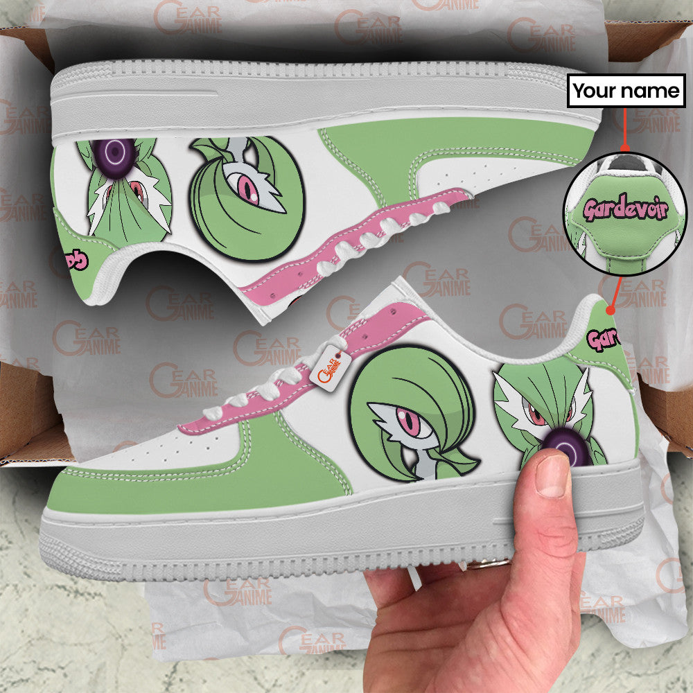Baskets Anime Gardevoir Personalized en Cuir Chaussures Basses Unisexes Anime Manga
