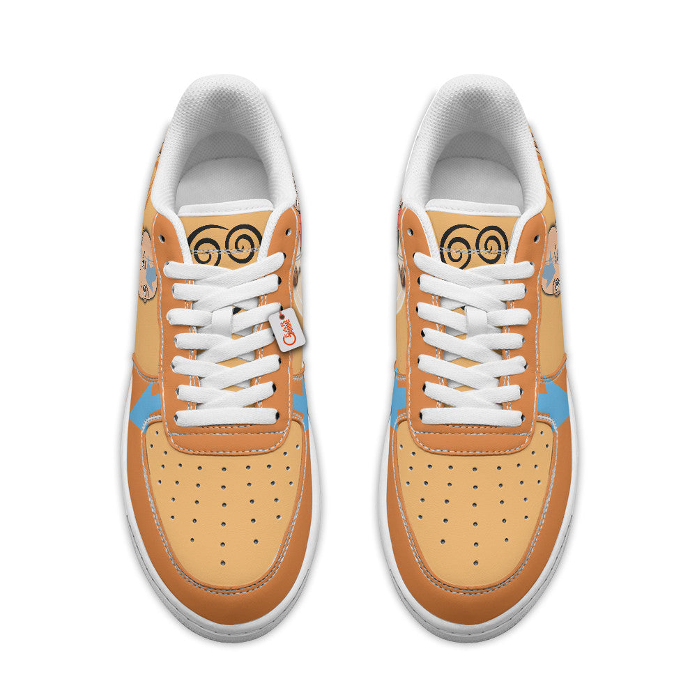 Baskets Anime Aang Personalized en Cuir Chaussures Basses Unisexes Anime Manga