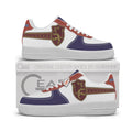 Baskets Anime Black Crimson Lion Personalized en Cuir Chaussures Basses Unisexes Anime Manga